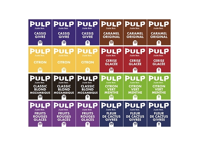 PLANCHE ETIQUETTES FLIP ET LE POD BY PULP AVANT