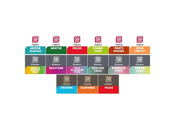 PLANCHE ETIQUETTES SO GOOD 50 ML