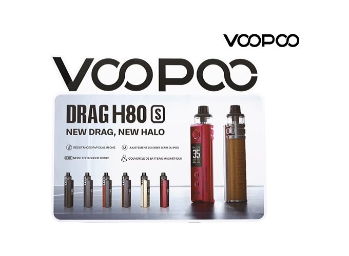 PLV COMPTOIR DRAG H80 S