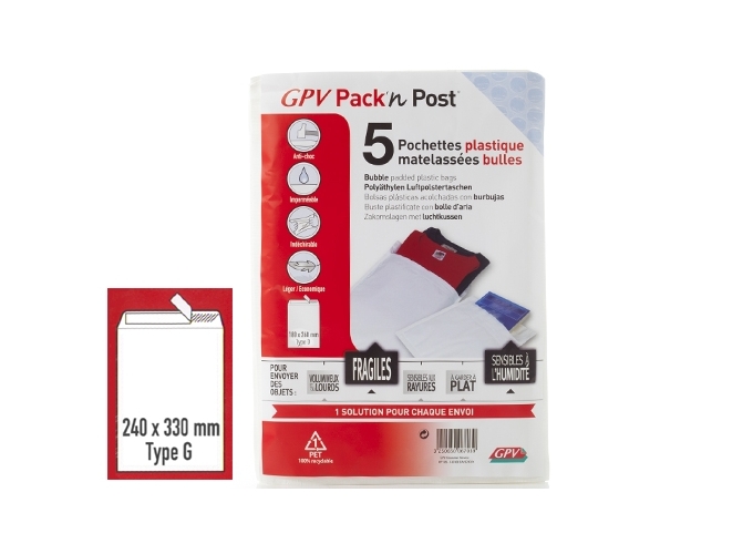 POCH. BULLE POLYETHYLENE 24x33 CM. (5)