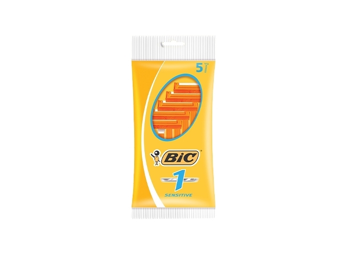POCHETTE 5 RASOIRS BIC ORANGE SENSITIVE 1 (40)