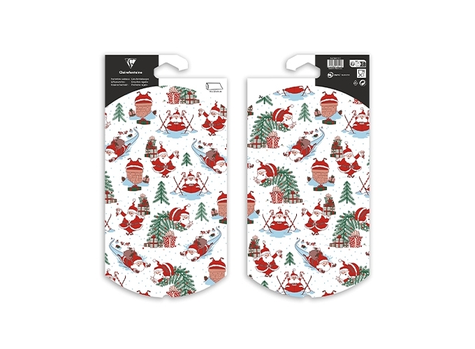POCHETTE CADEAUX 16X22CM PERE NOEL (6)
