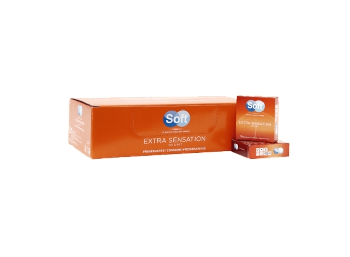 POCHETTE DE 3 PRESERVATIFS EXTRA SENSATION (24)