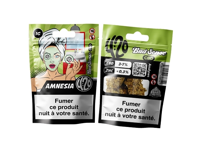 POCHON BUDSENSE 420 ''AMNESIA'' 1g (10)