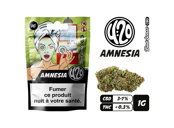 POCHON BUDSENSE 420 ''AMNESIA'' 1g (10)