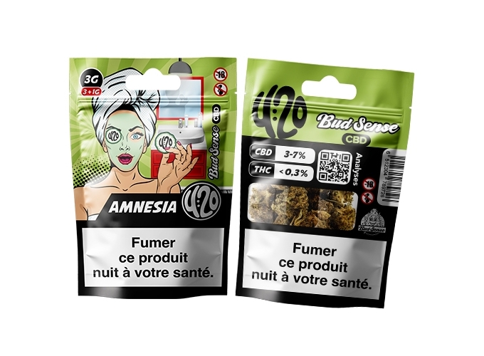 POCHON BUDSENSE 420 ''AMNESIA'' 3 1g (10)