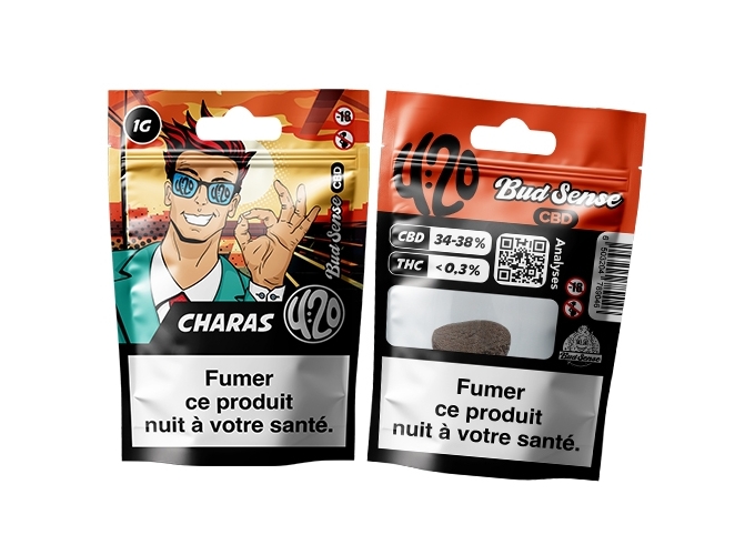 POCHON BUDSENSE 420 ''CHARAS'' 1g (10)