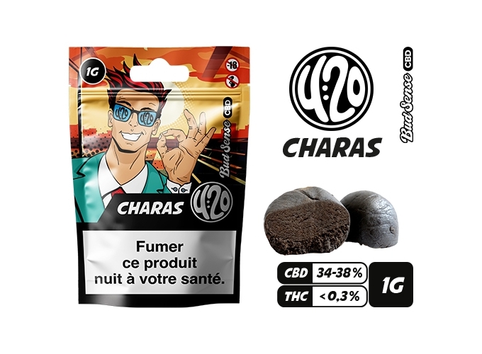 POCHON BUDSENSE 420 ''CHARAS'' 1g (10)