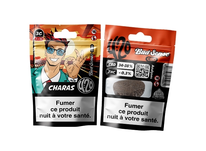 POCHON BUDSENSE 420 ''CHARAS'' 3 1g (10)