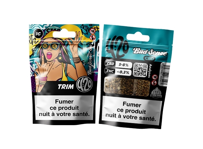 POCHON BUDSENSE 420 ''TRIM'' 1g (10)