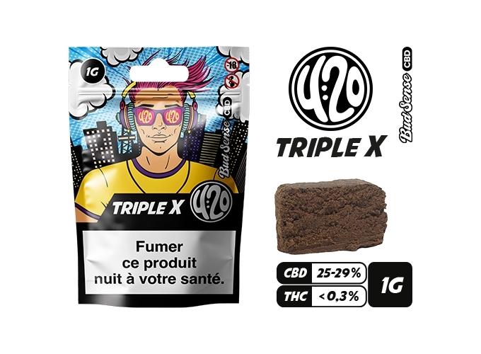 POCHON BUDSENSE 420 ''TRIPLE X'' 1g (10)