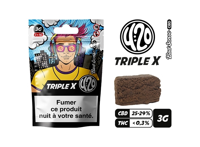 POCHON BUDSENSE 420 ''TRIPLE X'' 3 1g (10)