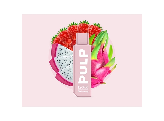 POD  FLIP BY PULP LICORNE DRAGON FRAISE 10 MG ML