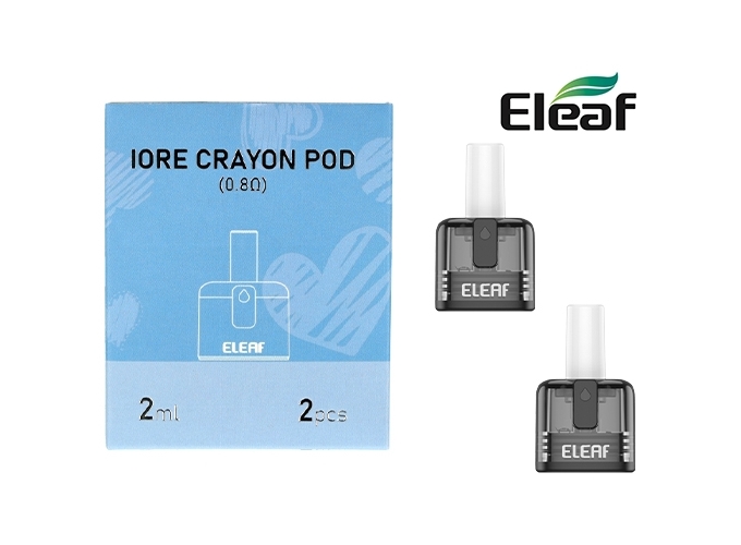 POD POUR ELEAF IORE CRAYON  0.8 OHM (2)