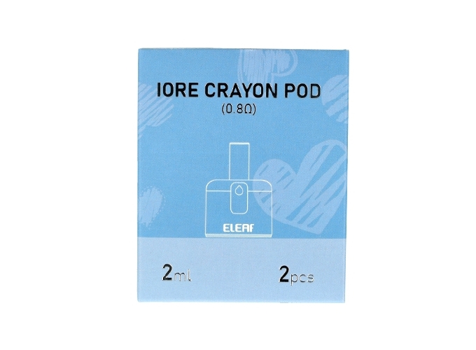 POD POUR ELEAF IORE CRAYON  0.8 OHM (2)