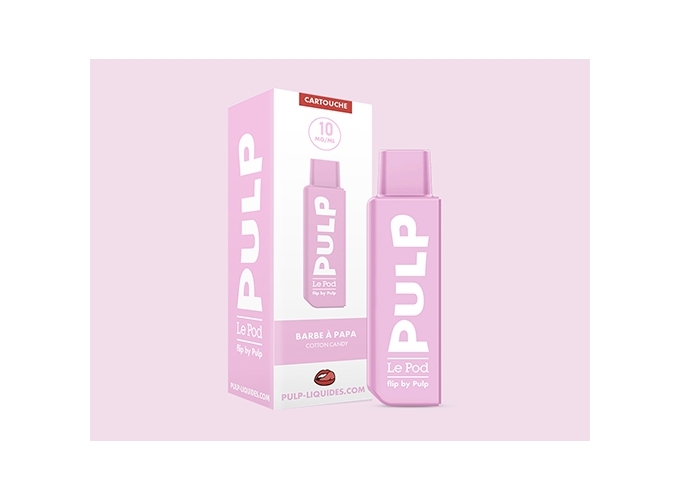 POD POUR FLIP BY PULP BARBE A PAPA 10 MG ML