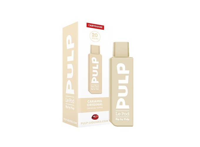 POD POUR FLIP BY PULP CARAMEL 20 MG ML