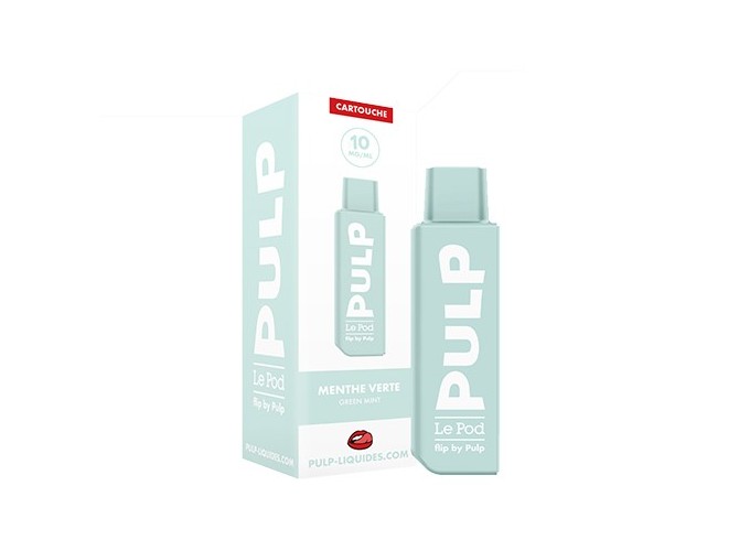POD POUR FLIP BY PULP MENTHE VERTE 10 MG ML