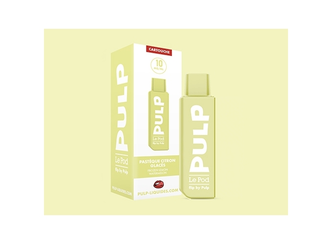 POD POUR FLIP BY PULP PASTÉQUE CITRON ICE 10 MG ML
