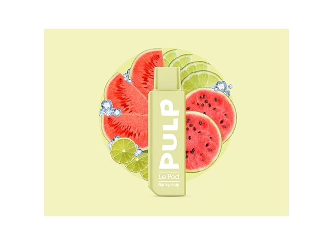 POD POUR FLIP BY PULP PASTÉQUE CITRON ICE 10 MG ML