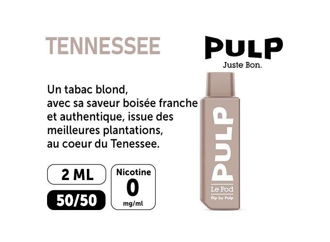 POD POUR FLIP BY PULP TENNESSEE CLASSIC 00 MG ML