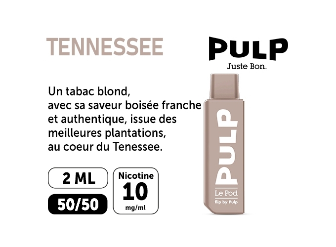 POD POUR FLIP BY PULP TENNESSEE CLASSIC 10 MG ML