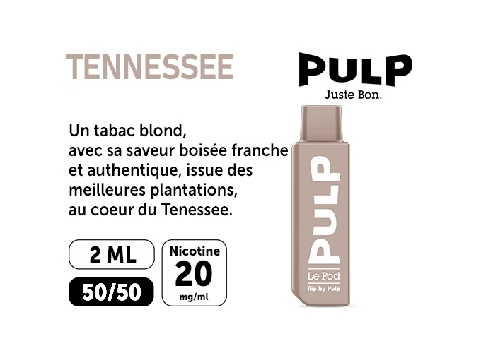POD POUR FLIP BY PULP TENNESSEE CLASSIC 20 MG ML