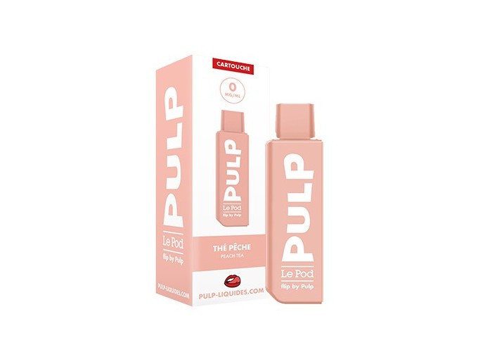 POD POUR FLIP BY PULP THÉ PECHE  00 MG ML