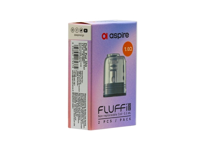 POD POUR FLUFFI ASPIRE 1.0 OHM (2)