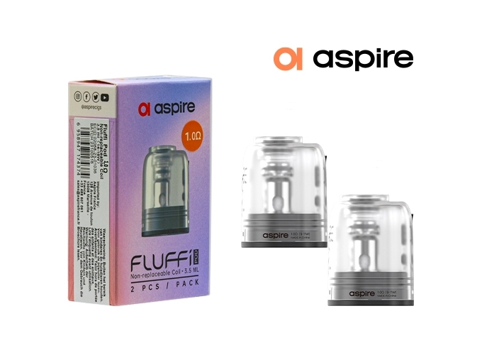 POD POUR FLUFFI ASPIRE 1.0 OHM (2)