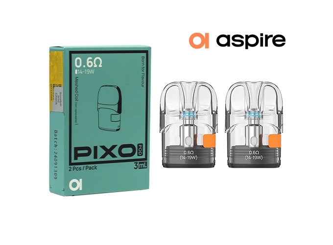POD POUR PIXO ASPIRE 3 ML 0.6 Ohm (2)