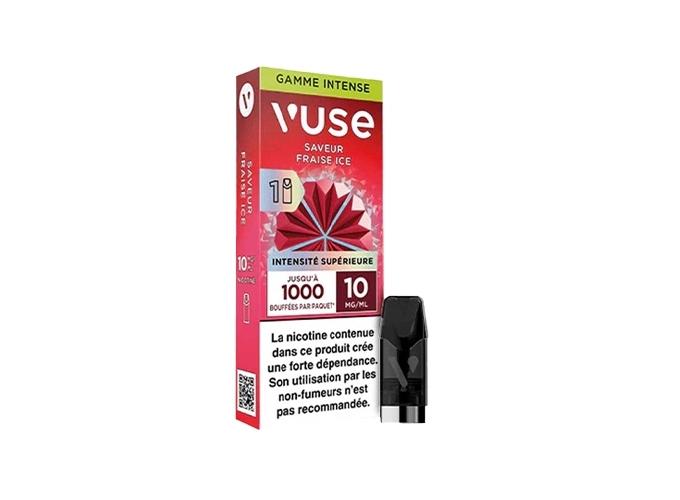 POD UNITAIRE RELOAD FRAISE ICE 10 MG