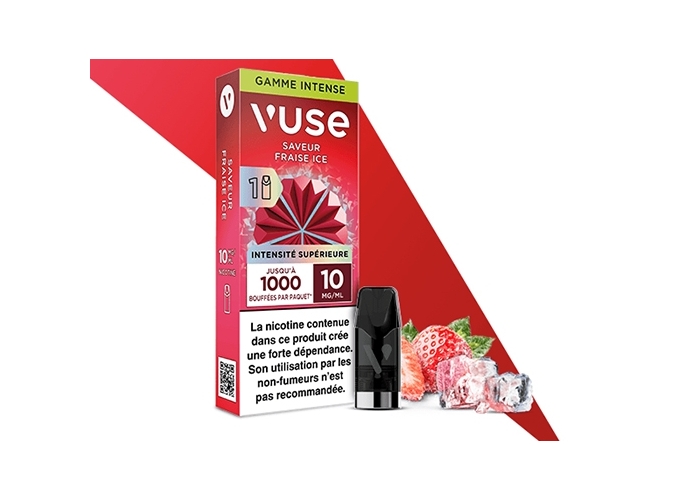 POD UNITAIRE RELOAD FRAISE ICE 10 MG
