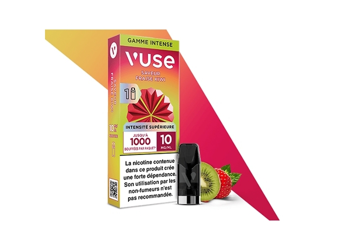 POD UNITAIRE RELOAD FRAISE KIWI 10 MG