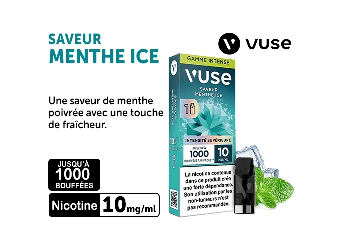 POD UNITAIRE RELOAD MENTHE ICE 10 MG