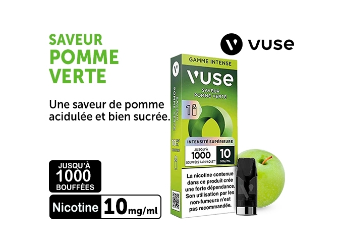 POD UNITAIRE RELOAD POMME VERTE 10 MG