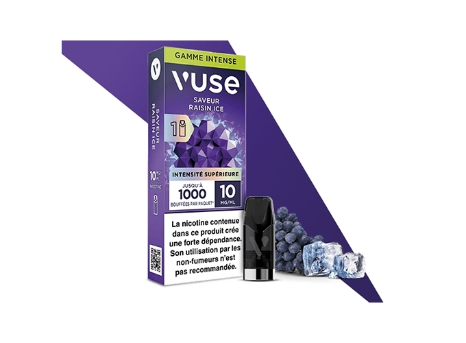 POD UNITAIRE RELOAD RAISIN ICE 10 MG