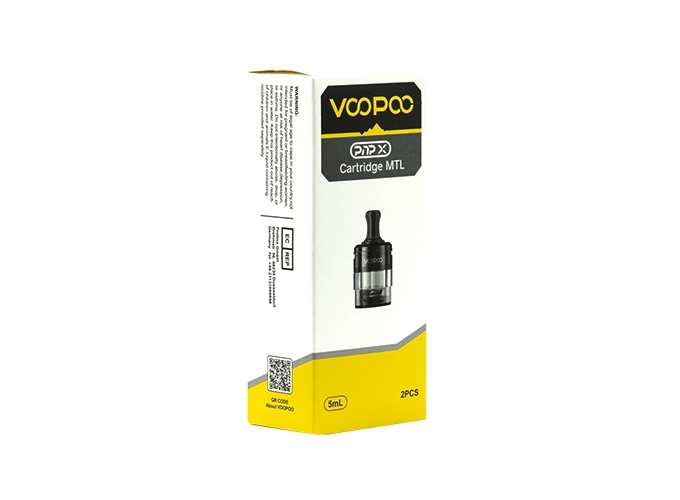 POD VOOPOO PNP X MTL POUR DRAG S2 GREY (2)