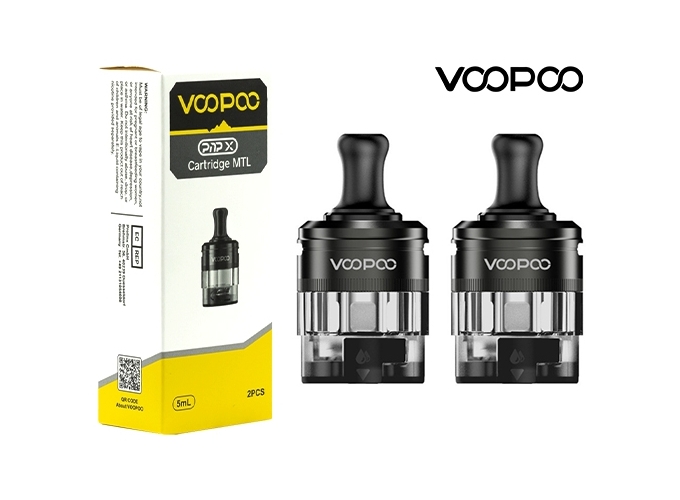 POD VOOPOO PNP X MTL POUR DRAG S2 GREY (2)