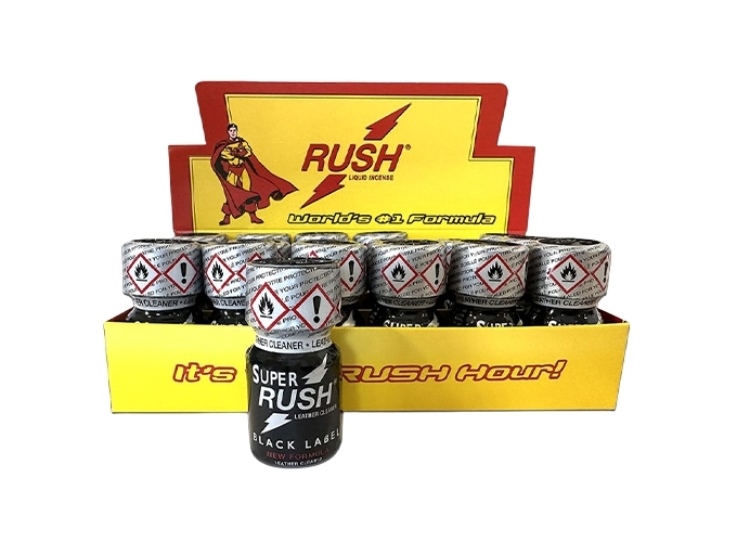 POPPERS AMYL   SUPER RUSH BLACK LABEL   10ml (18)