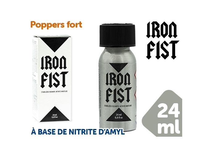 POPPERS NITRITE D'AMYL  'IRON FIST' 24ml