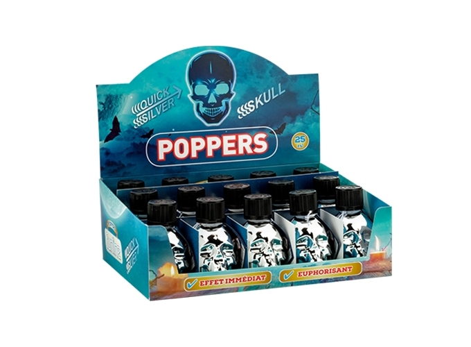 POPPERS PROPYLE 'QUICK SILVER SKULL' 25ml    (15)
