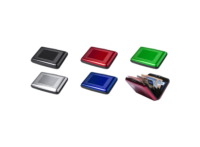 PORTE-CARTES RFID ALUMINIUM ASS. (10)