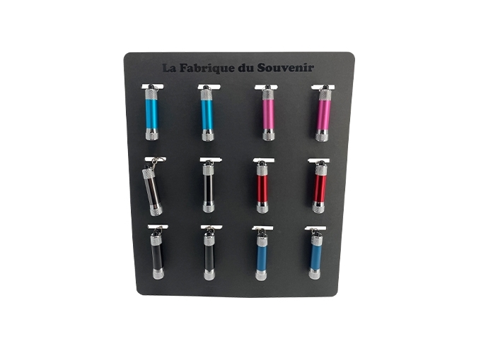 PORTE-CLEF METAL LAMPE POCHE LED (12)