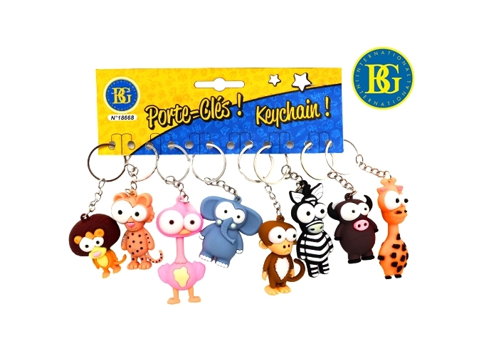 PORTE-CLES GROS YEUX 6.5CM 8 MODELES ASS (12)