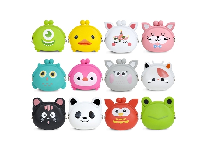 PORTE MONNAIE ANIMAUX SILICONE (12)