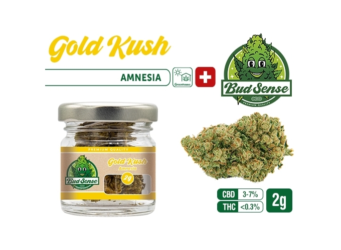 POT CBD  BUDSENSE ''GOLD KUSH'' 2g (10)