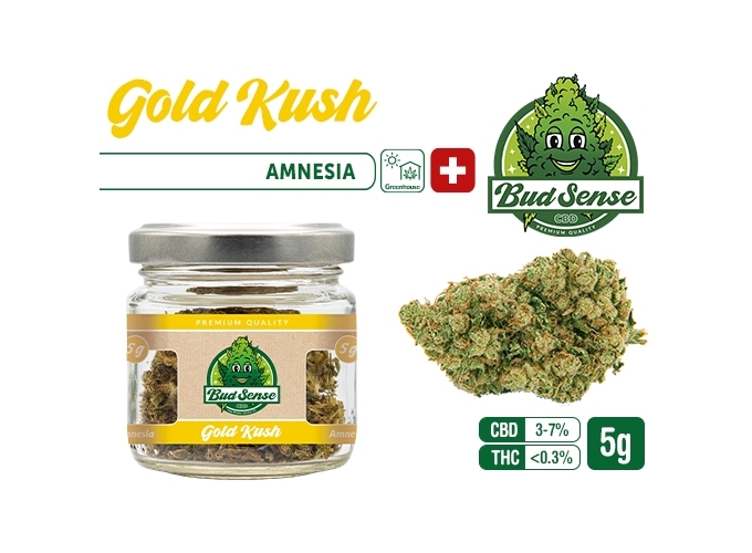 POT CBD  BUDSENSE ''GOLD KUSH'' 5g (10)