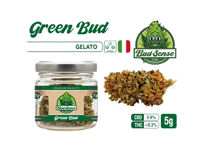 POT CBD  BUDSENSE ''GREEN BUD'' 5g (10)