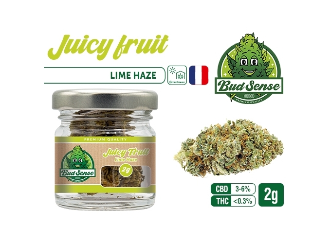 POT CBD  BUDSENSE ''JUICY FRUIT HAZE'' 2g (10)